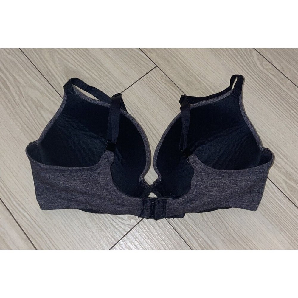 Lily of France 2175295 Your Perfect Lift Convertible T Shirt Bra Lined 34D Gray - Picture 4 of 6